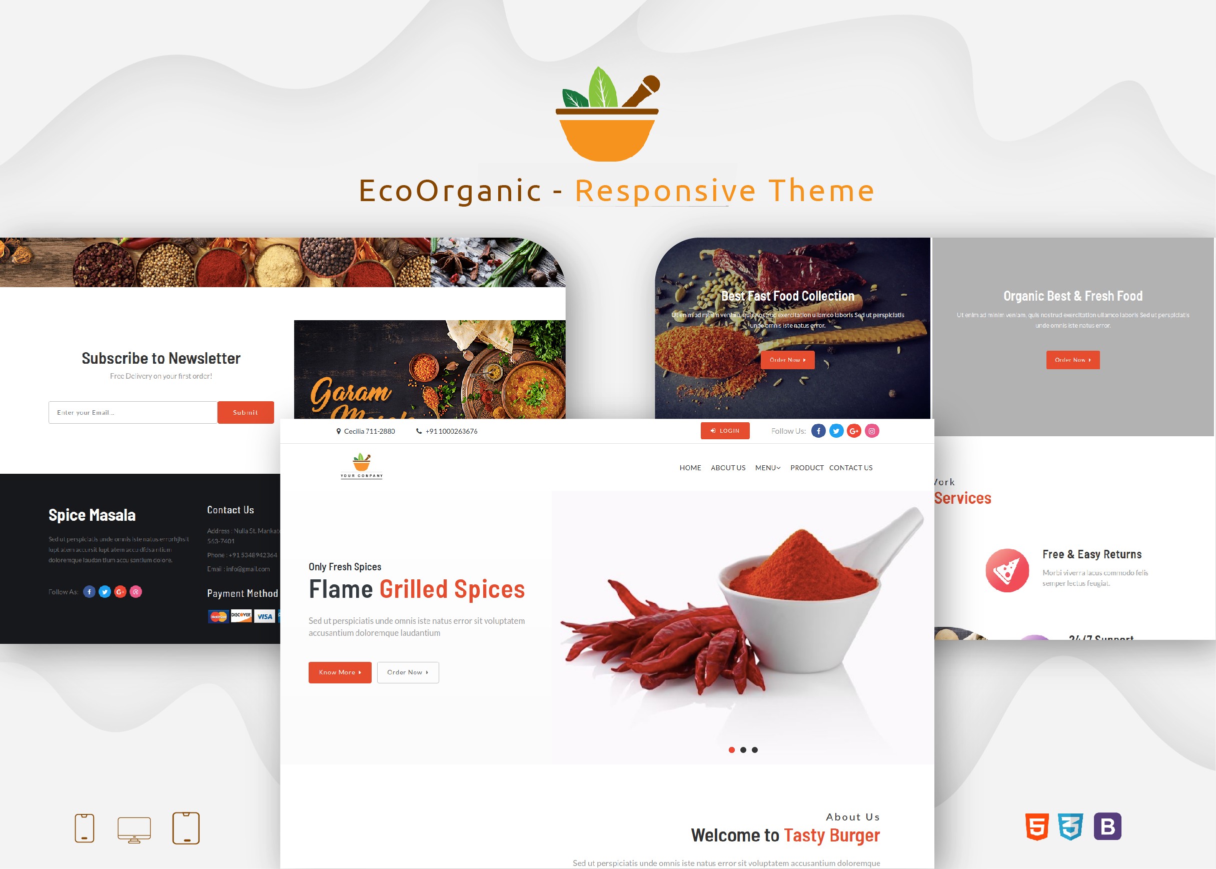 FreshSpicex - Organic Spice Theme